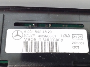 Mercedes Benz CLS-Class 218 (2011–2018) Parking system display A0015424623 - 4