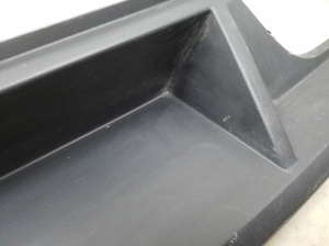 Volkswagen Golf VII (2012–2026) Heckstoßstangen Unterspoiler 5G9807568H - 2