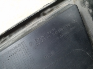 Volkswagen Golf VII (2012–2026) Heckstoßstangen Unterspoiler 5G9807568H - 5