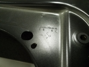 Mercedes Benz GLK-Class 204 (2008–2015) Tür hinten A2047320910 - 4