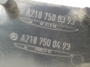 Mercedes Benz CLS-Class 218 (2011–2018) Numbrimärgi valgustuse korpus A2187500493 - 3