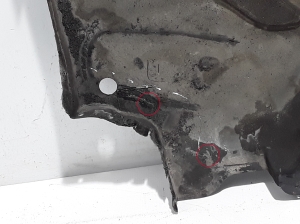 Mercedes Benz GLE-Class 167 (2019–2026) Unterbodenschutz hinten A1676808503 - 3