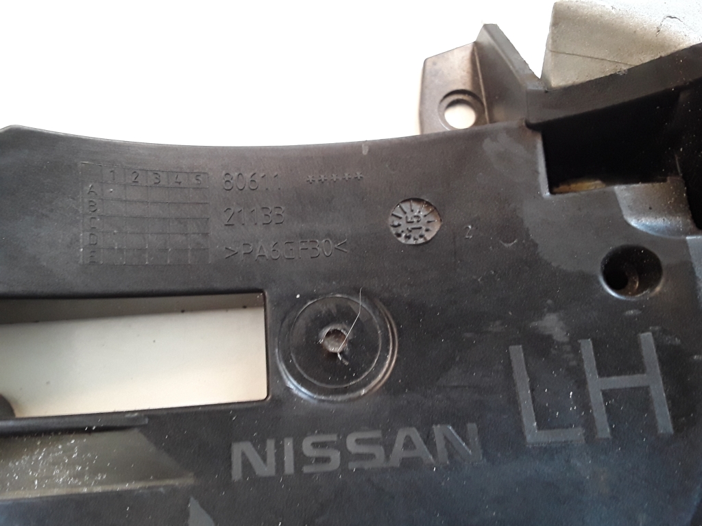 NISSAN Qashqai 2 generation (2013-2023) Замок боковых левых дверей 8061121133 27576334