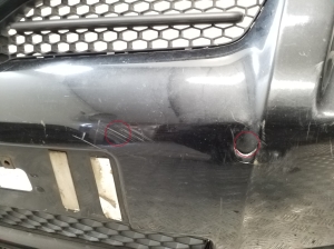  Priekinis bamperis ir jo detalės (komplektas) 