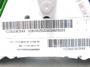 Volkswagen Beetle (1998–2011) Kombiinstrument 1C0920805AX - 3