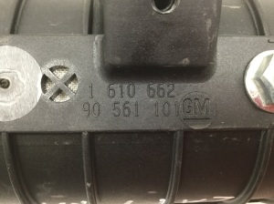 Opel Zafira A (1999–2005) Pasažiera drošības spilvens panelī 90561101 - 3