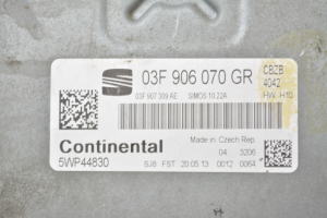 Seat Ibiza 6J5,6P1 (2008–2017) Motorsteuergerät 03F906070GR - 2