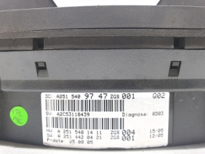 Mercedes Benz R-Class 251 (2006–2017) Instrument cluster A2515409747 - 3