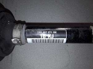 Seat Leon (2012–2026) Front drive shaft and its parts 1K0407271BK - 2