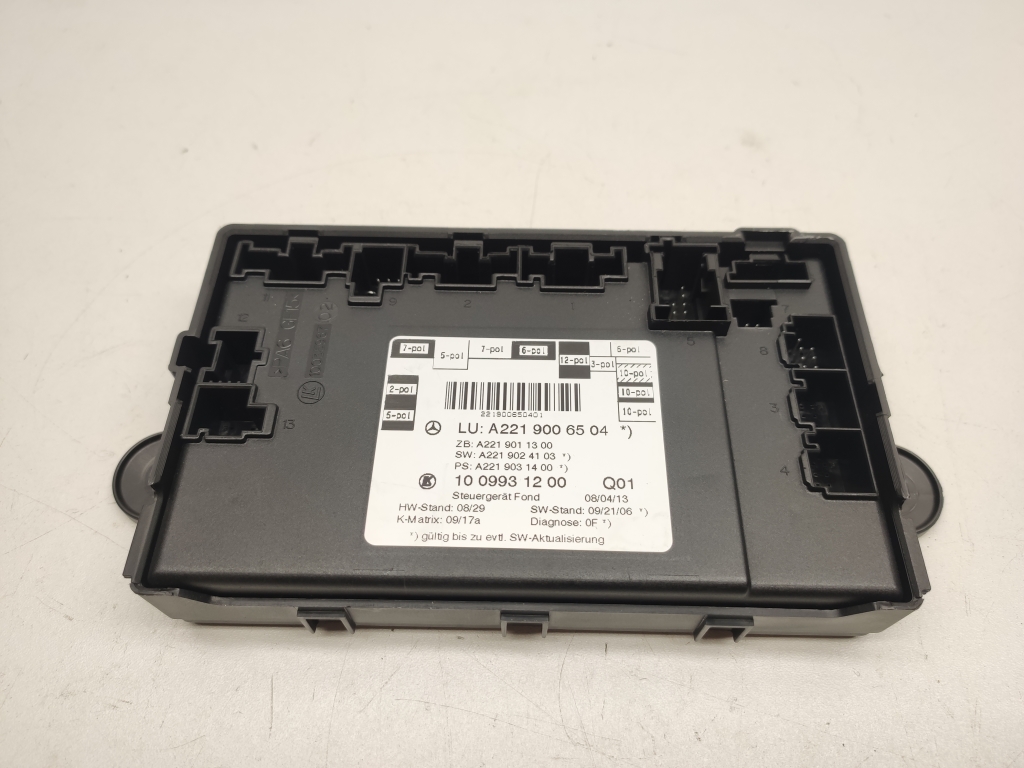 MERCEDES-BENZ S-Class W221 (2005-2013) Rear Right Door Control Unit A2219006504 21185588