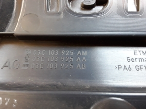 Volkswagen Golf VI (2008–2013) Engine cover 03C103925AM - 3