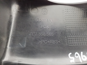 Volkswagen Transporter T5 (2003–2015) Stūres statņa apdare 7E0858565 - 3
