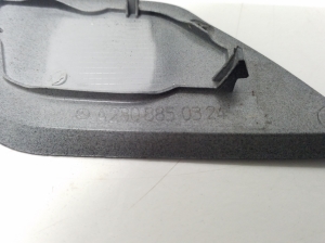 Mercedes Benz SL-Class 230 (2001–2012) Front bumper headlight washer cap A2308850324 - 3