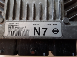 NISSAN Qashqai+2 (2007–2013) Engine control unit 23710JD58C - 2