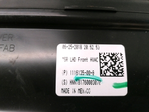 Tesla Model S S (2012–2026) Heater and its parts 1116135-00-B - 4