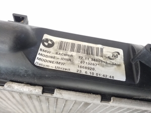 BMW X3 E83 (2003–2010) Jahutusradiaator ja selle osad 3400013 - 2