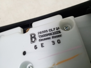 Infiniti FX (2002–2008) Heater control panel 28395CL71A - 3