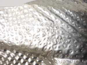 Mercedes Benz SL-Class 230 (2001–2012) Hitzeschutzblech Schalldämpfer A2306825771 - 2