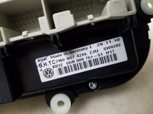 Volkswagen Caddy III (2004–2015) Heater control panel 7N0907426L - 6