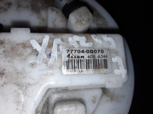 TOYOTA Yaris (2011–2020) Kütusepump paagis 777040D070 - 2