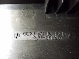 Mercedes Benz SL-Class 230 (2001–2012) Sicherungskastengehäuse unter der Motorhaube A2305400167 - 4