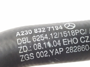 Mercedes Benz SL-Class 230 (2001–2012) Schlauch A2308327194 - 2