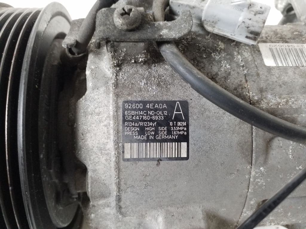 RENAULT Kadjar 1 generation (2015-2024) Air Condition Pump 926004EA0A 21591721