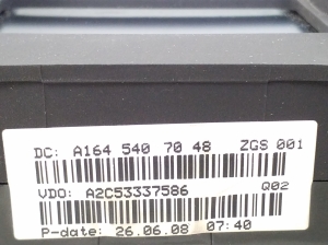 Mercedes Benz GL-Class 164 (2006–2012) Kombiinstrument A1645407048 - 4