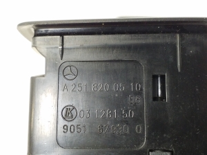 Mercedes Benz GL-Class 164 (2006–2012) Rear side door window switch A2518200510 - 4