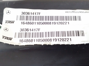 Mercedes Benz GL-Class 164 (2006–2012) Dachairbag A1648601105 - 3