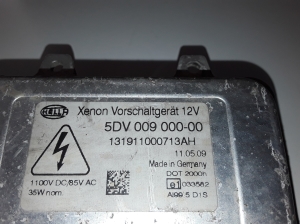  Control unit for xenon headlights 