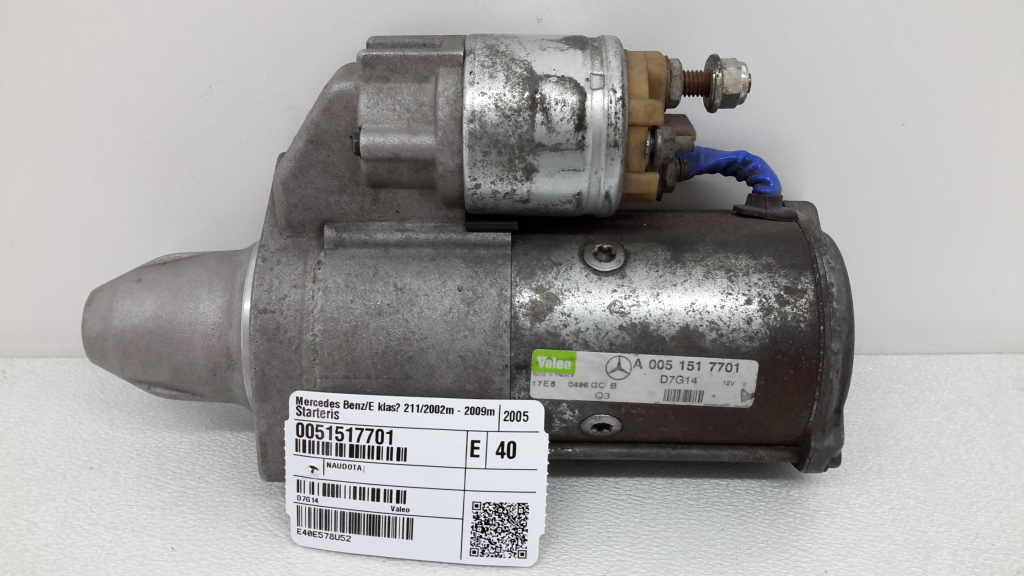 MERCEDES-BENZ E-Class W211/S211 (2002-2009) Starter Motor 0051517701 20971241