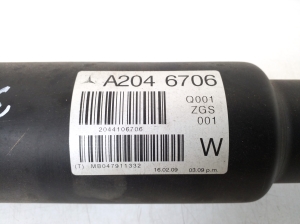 Mercedes Benz C-Class 204 (2007–2014) Kardanwelle A2044106706 - 2