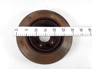 Mercedes Benz C-Class 204 (2007–2014) Rear brake disc A0004231212 - 2