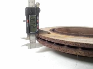 Mercedes Benz C-Class 204 (2007–2014) Rear brake disc A0004231212 - 3
