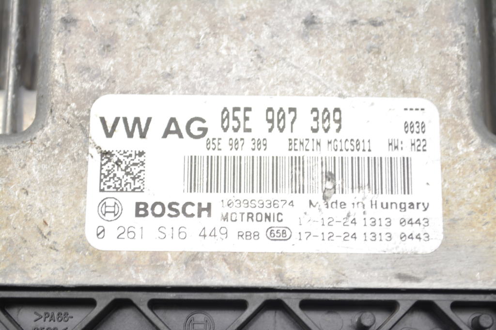 VOLKSWAGEN Golf 7 generation (2012-2024) Engine Control Unit ECU 05E907309 25126282