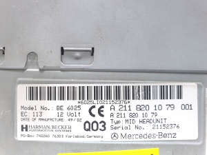 Mercedes Benz E-Class W211 (2002–2009) Audio, Video, Navigation A2118201079001 - 2