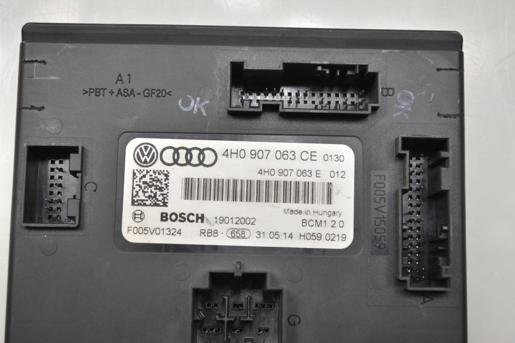 AUDI A6 C7/4G (2010-2020) Komforta vadības bloks 4H0907063CE 25126236