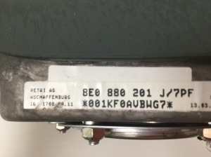 AUDI A4 B6 (2000–2005) Fahrerairbag 8E0880201J - 3