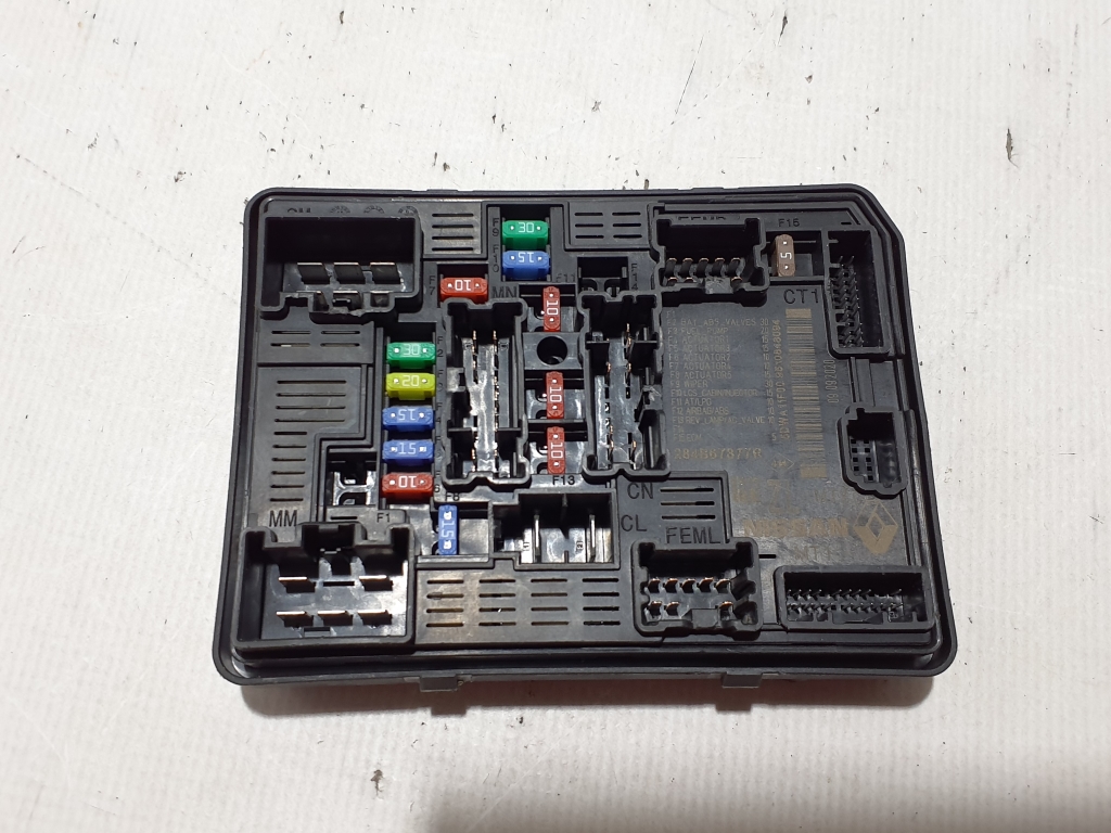 RENAULT Zoe 1 generation (2012-2023) Fuse box 284B67877R 21738304