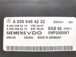Mercedes Benz E-Class W211 (2002–2009) Gearbox control unit A0355454232 - 3