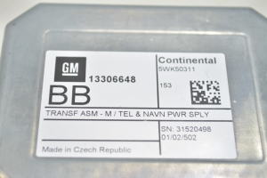 Opel Mokka (2012–2020) GPS vadības bloks 13306648 - 3
