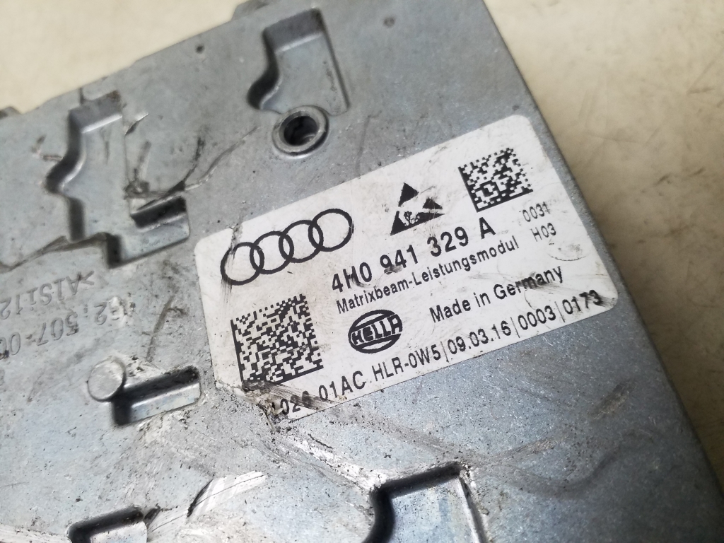 AUDI A6 C7/4G (2010-2020) Блок розжига ксенона 4H0941329A 24989493