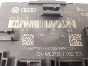 AUDI S5 8T3 (2007–2016) Front door control unit 8T0959793M - 2