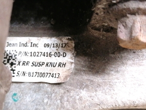 Tesla Model X X (2015–2026) Rear wheel hub and its parts 1027416-00-D - 5
