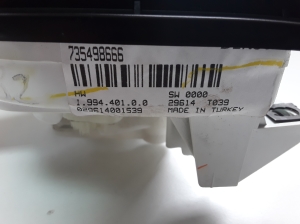 FIAT Doblo (2010–2026) Heater control panel 735498666 - 2