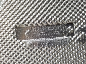 Mercedes Benz A-Class 176 (2012–2018) Muffler heat shield A1766822600 - 2