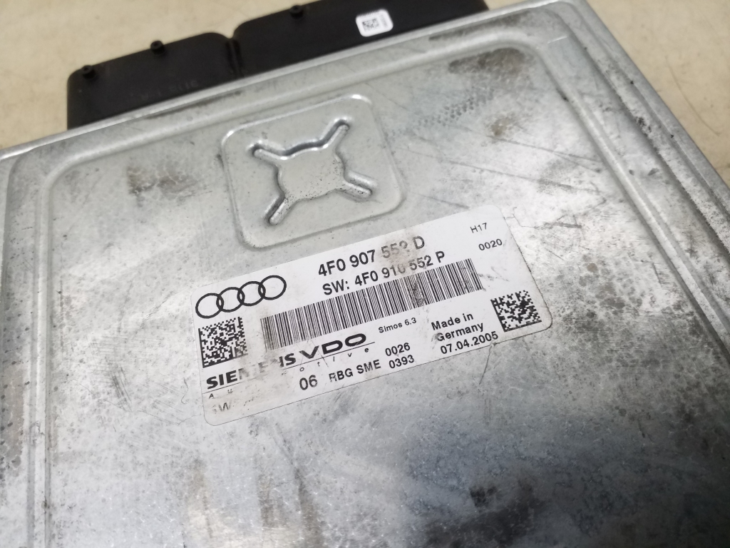 AUDI A6 C6/4F (2004-2011) Μονάδα ελέγχου κινητήρα ECU 4F0907552D 24990799