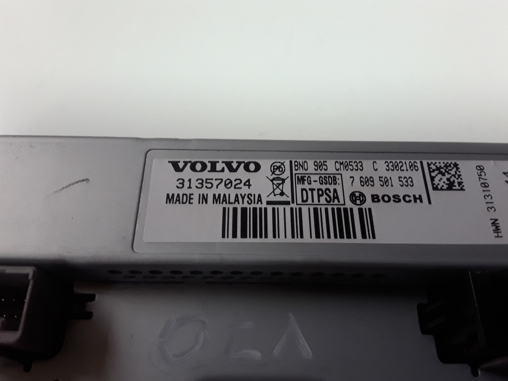 VOLVO V70 3 generation (2007-2020) Affichage de navigation 31357024, 7609501533 22582809