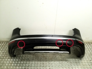  Rear bumper and its parts (set) 